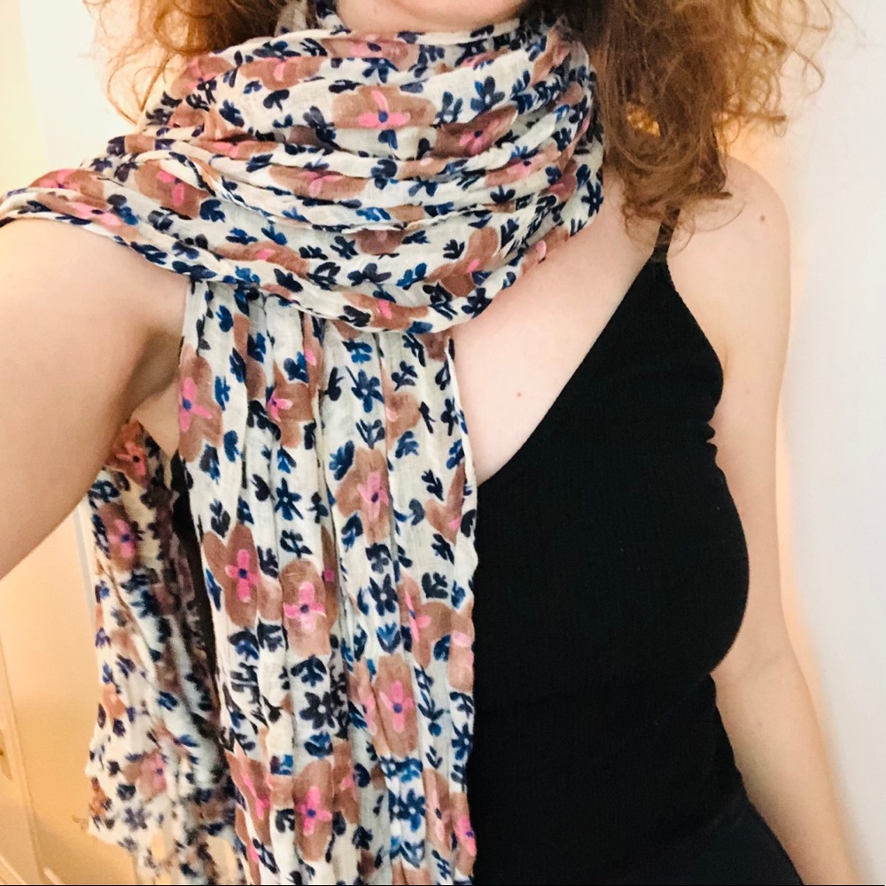 Tory Burch Floral Scarf
